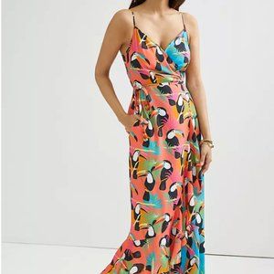 Farm Rio Toucan Wrap Dress sz M